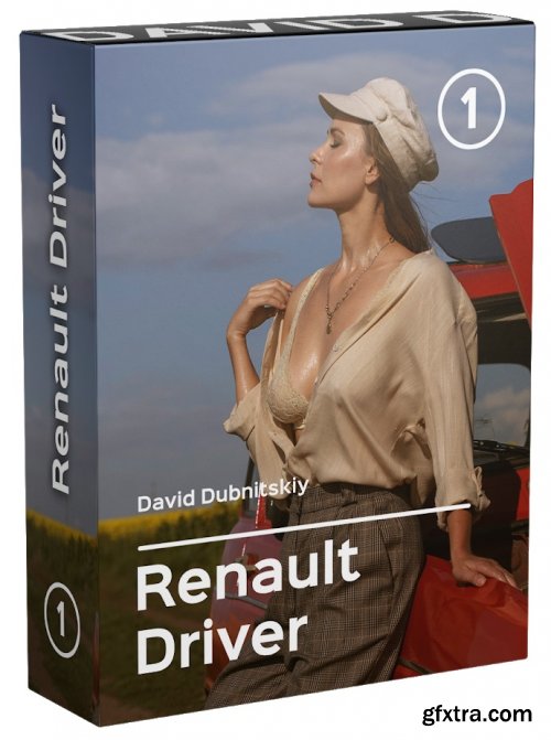 The Secrets of Masterful Erotic Photography by David Dubnitskiy: Renault Driver with EXTRAS