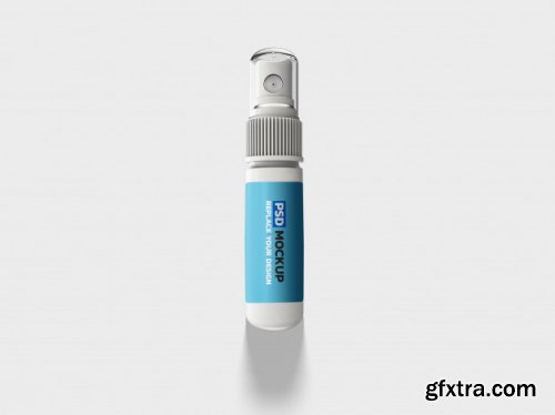 Alcohol spray corona virus mockup