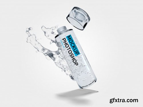 Alcohol spray corona virus mockup