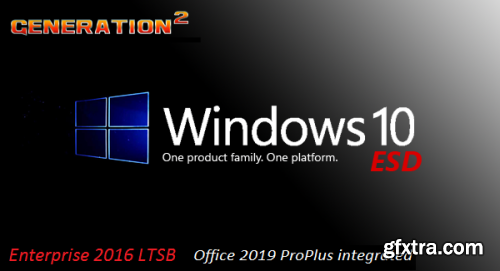 Windows 10 Enterprise 2016 LTSB v1607 Build 14393.3630 (x64) April 2020 + Office 2019 Pro Plus VL Integrated