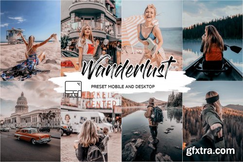 CreativeMarket - WANDERLUST LIGHTROOM PRESETS 4629334