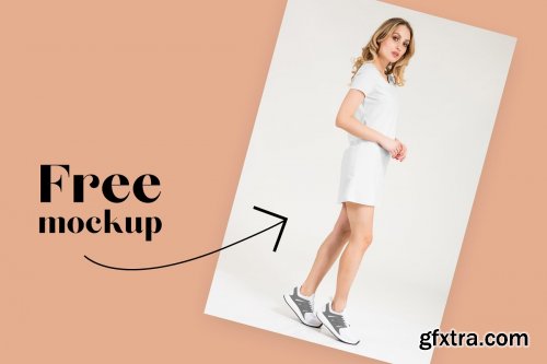 CreativeMarket - Women's Basic Dress Mockup Set 4777621