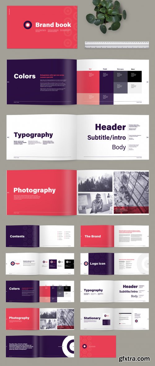 Brand Guide Book Layout 341022885