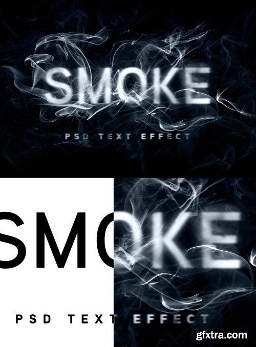 Smoke Text Effect Mockup 341026689 » GFxtra