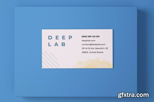 CreativeMarket - Realistic Business Card Mockup Set 4327648