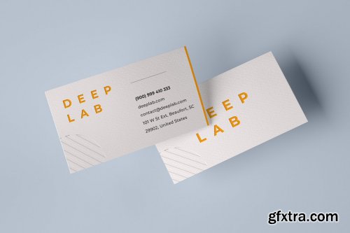 CreativeMarket - Realistic Business Card Mockup Set 4327648