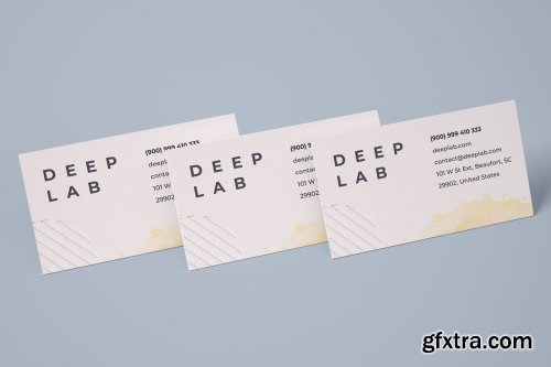 CreativeMarket - Realistic Business Card Mockup Set 4327648