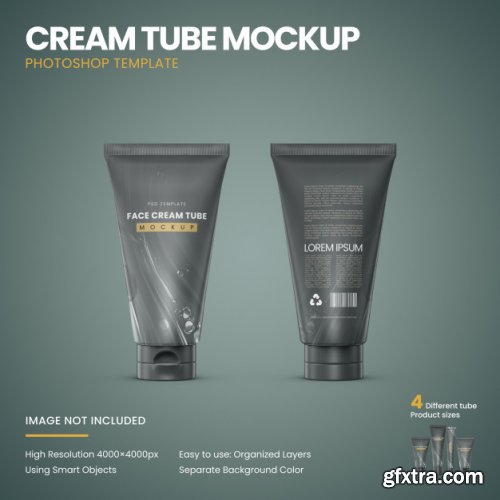 Cream tube mockup