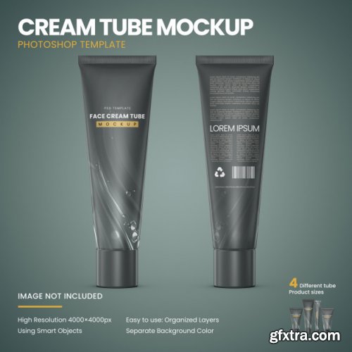 Cream tube mockup