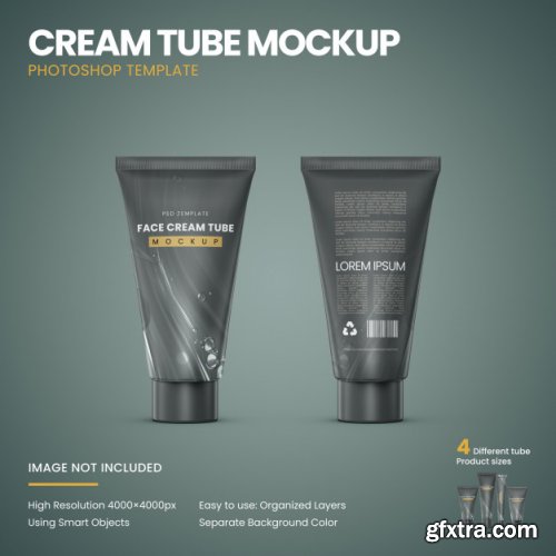 Cream tube mockup