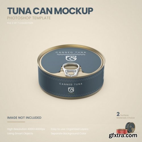 Tuna cans mockup