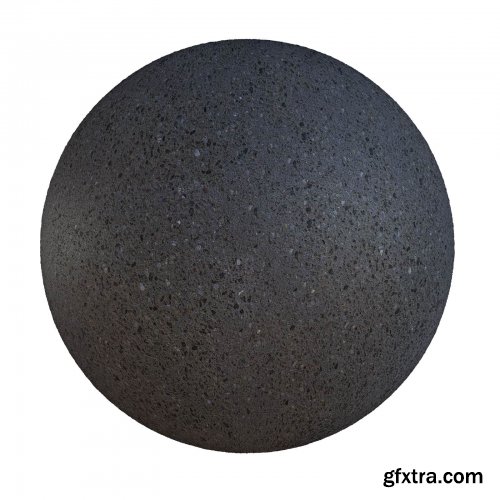 Black Asphalt 04 PBR Texture
