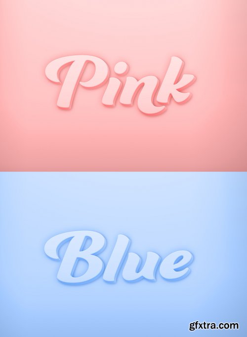 Pink Creamy 3D Text Effect Mockup 341458996