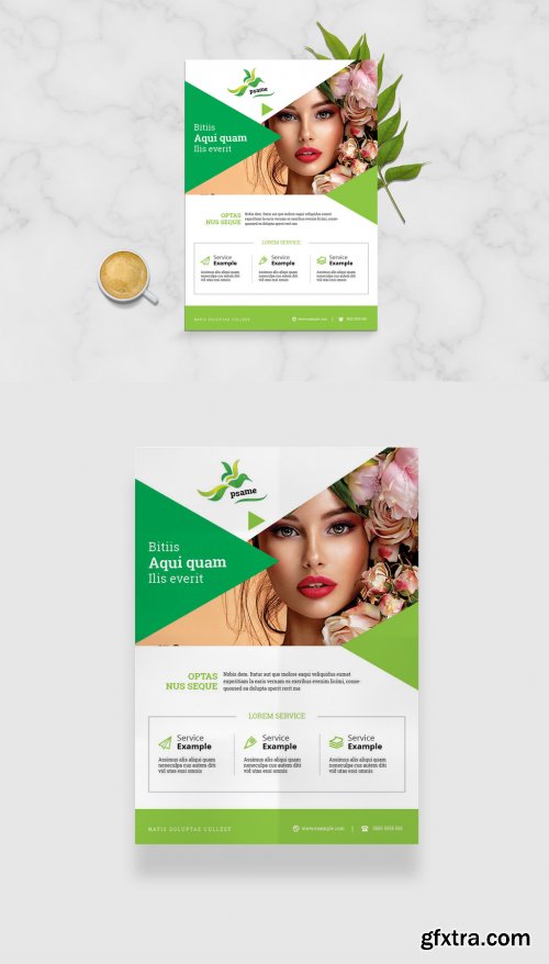 Spa Beauty Flyer Layout 341018149