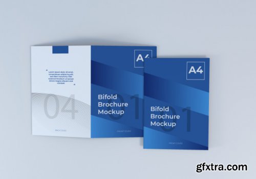 Simple bifold brochure template