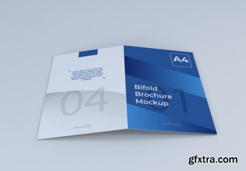 Simple bifold brochure template