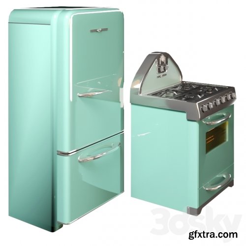 Refrigerator and stove Northstar