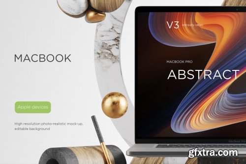 Abstract Apple Devices Mockups