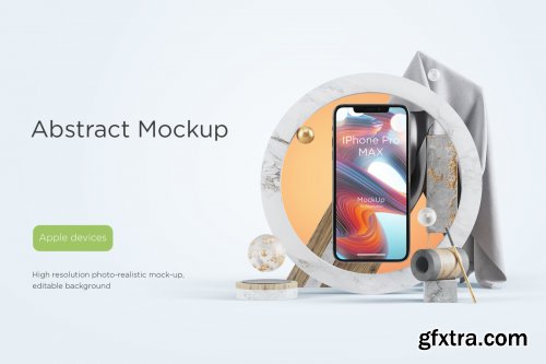 Abstract Apple Devices Mockups