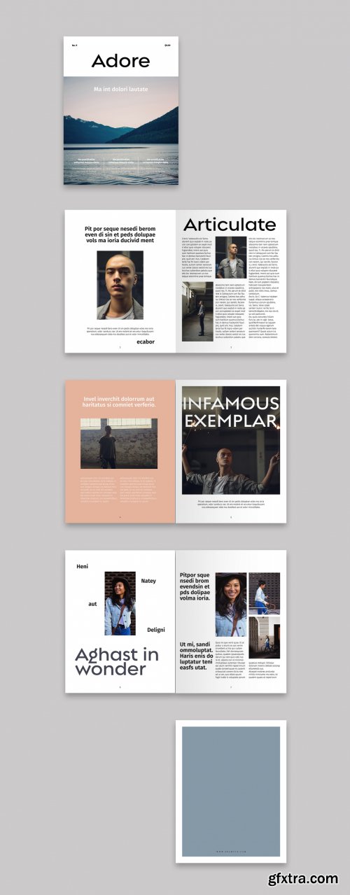 Minimal Magazine Layout 342073794