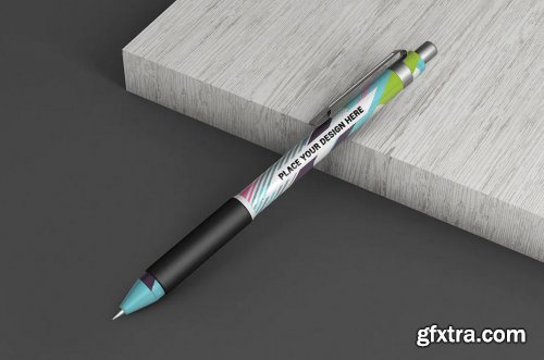 Colorful Pens Mockup