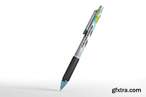 Colorful Pens Mockup