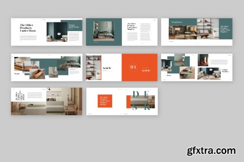 CreativeMarket - Catalog Brochures 40 Pages 4849880