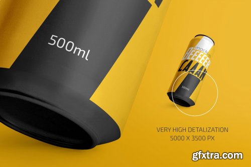 CreativeMarket - Drink Can Mockup Bundle 4832462