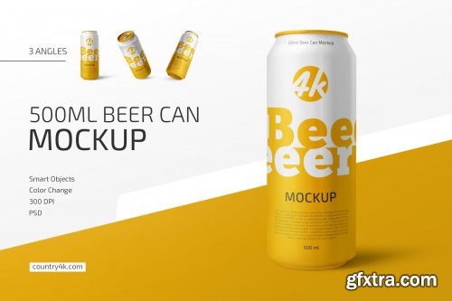 CreativeMarket - Drink Can Mockup Bundle 4832462