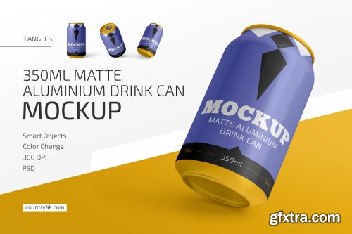 CreativeMarket - Drink Can Mockup Bundle 4832462