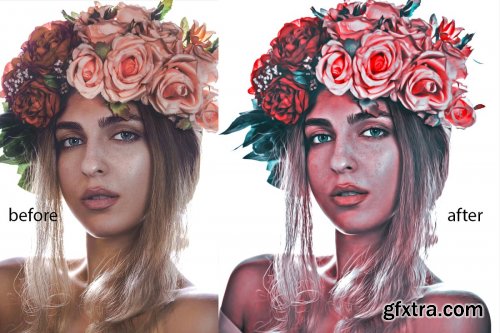 CreativeMarket - Modern Color Art Photoshop Action 4843434