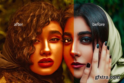 CreativeMarket - Modern Color Art Photoshop Action 4843434