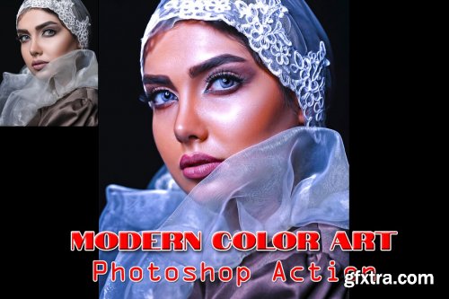 CreativeMarket - Modern Color Art Photoshop Action 4843434