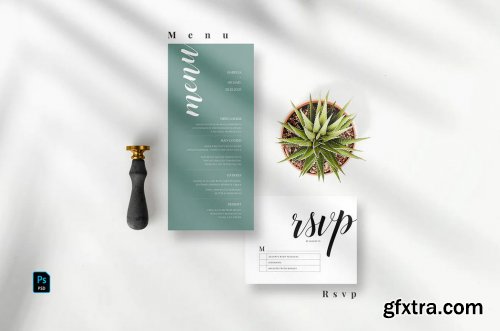  Calming Green Wedding Suite AE