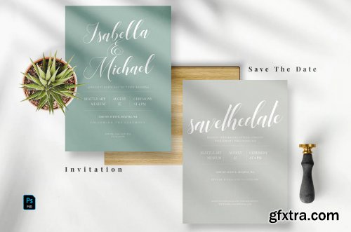  Calming Green Wedding Suite AE