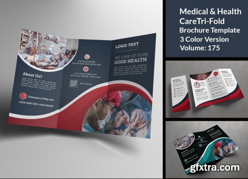 CreativeMarket - COVID-19 Medicla Trifold Brochure 4832273