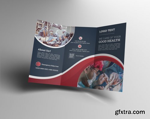 CreativeMarket - COVID-19 Medicla Trifold Brochure 4832273