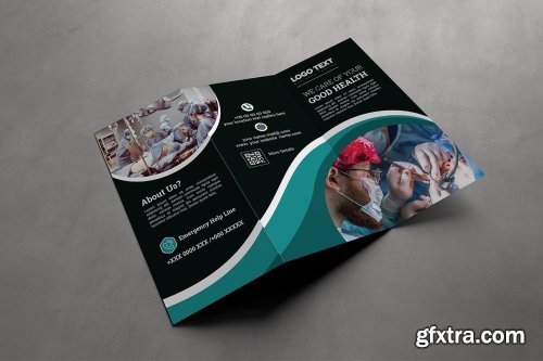 CreativeMarket - COVID-19 Medicla Trifold Brochure 4832273