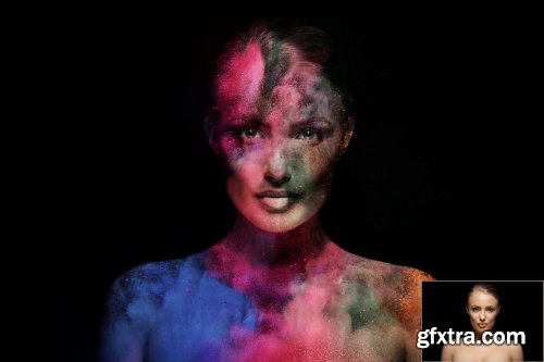 CreativeMarket - 60 Colorful Powder Explosion Overlay 4718166