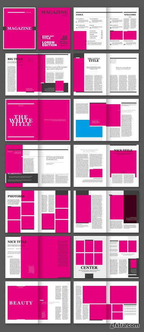 Multipurpose Magazine Layout 342479930