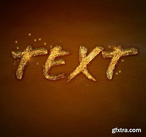 Glitter Texture Text Effect Mockup 342489755