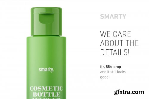 CreativeMarket - Matt cosmetic bottle mockup 4825844