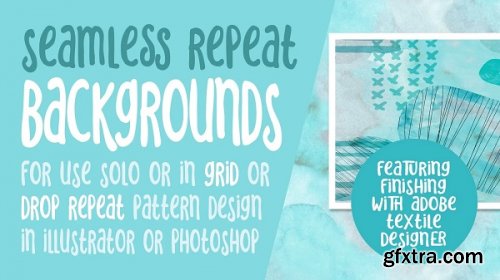  Repeat Textural Backgrounds for Pattern Design Swatches