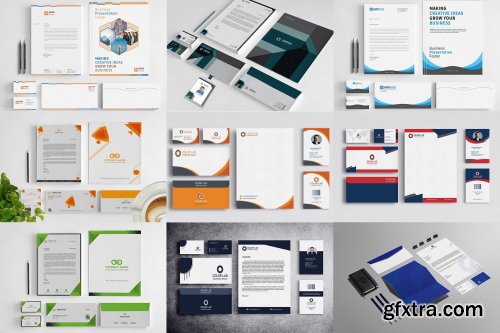 CreativeMarket - 50 Corporate Identities Bundle 4432899