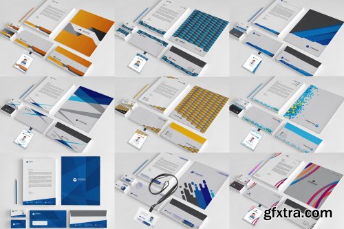 CreativeMarket - 50 Corporate Identities Bundle 4432899