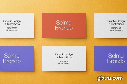 CreativeMarket - Selva: Business Card Mockup Kit 4850573