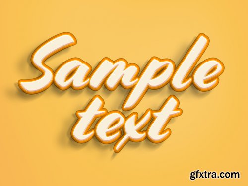 Cartoon Letters Style Text Effect Mockup 343517058