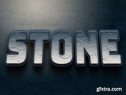 Stone 3D Text Effect Mockup 343518200