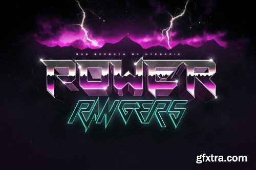 CreativeMarket - 80s Text and Logo Effects Vol.4 4865785