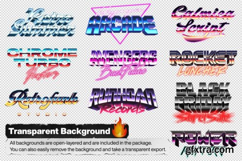 CreativeMarket - 80s Text and Logo Effects Vol.4 4865785